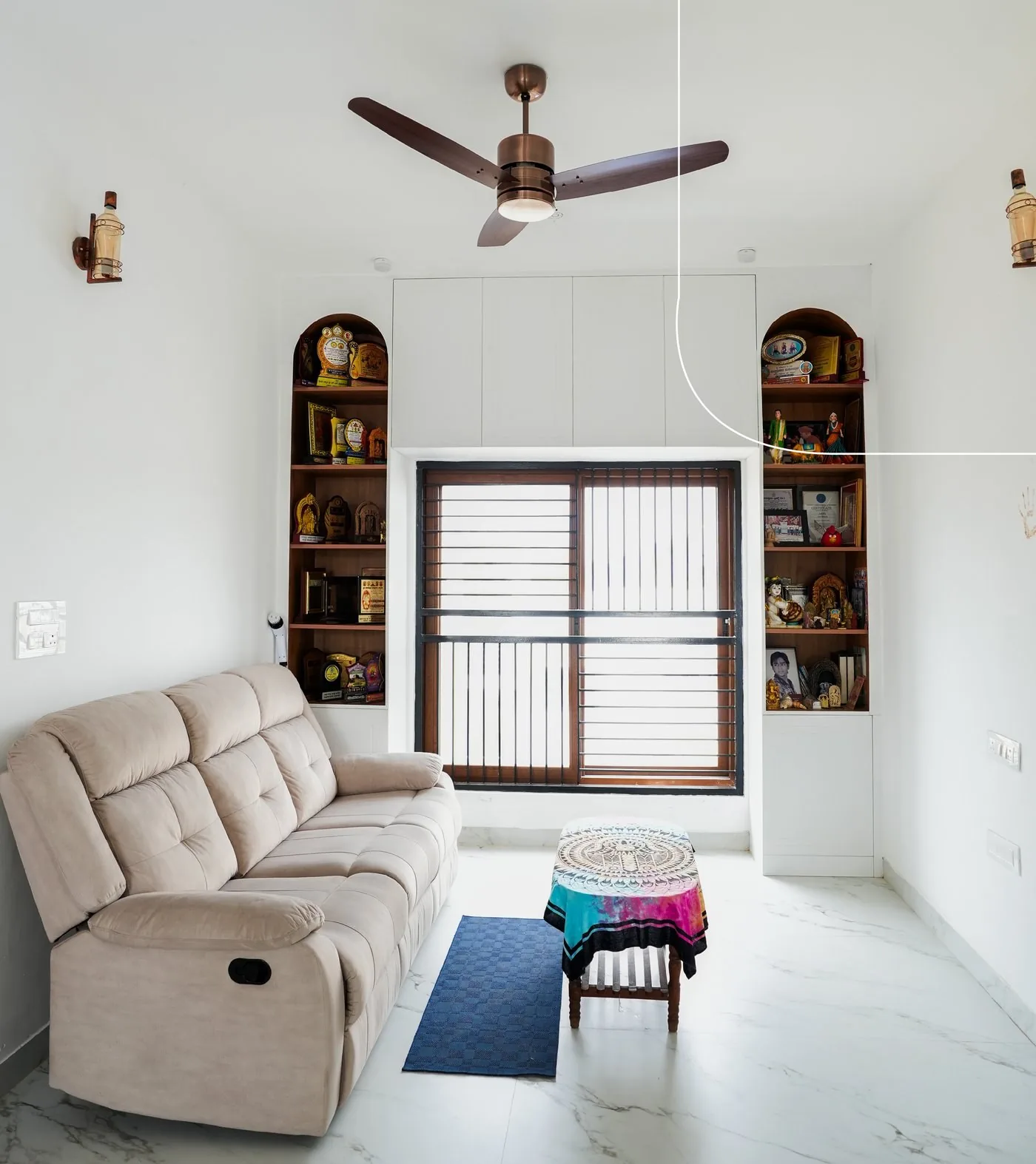 Adit's House full home interior project in Channagiri by Dearc Studio